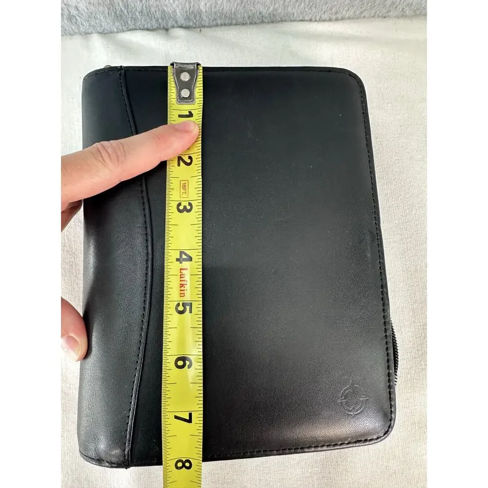 VTG Franklin Covey Black Leather Classic sz 8